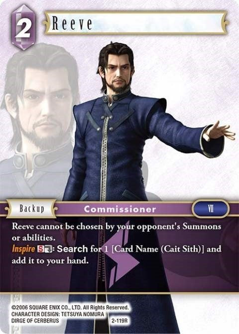 Reeve (2) [OP2] - Final Fantasy TCG Single