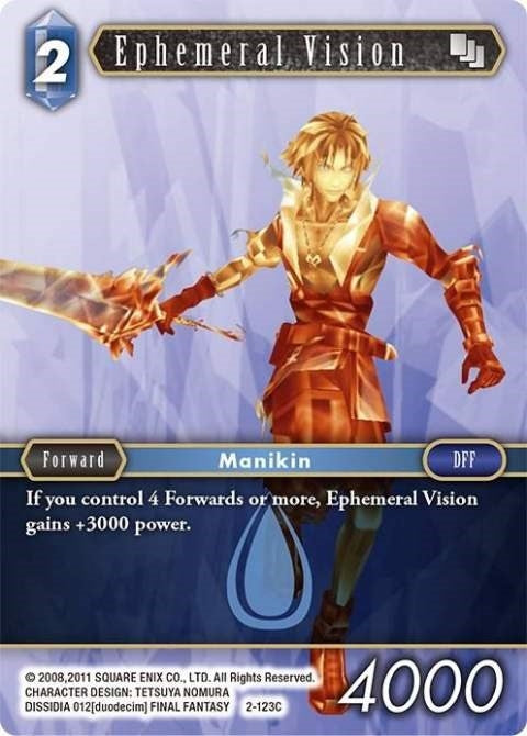 Ephemeral Vision (2) [OP2] - Final Fantasy TCG Single