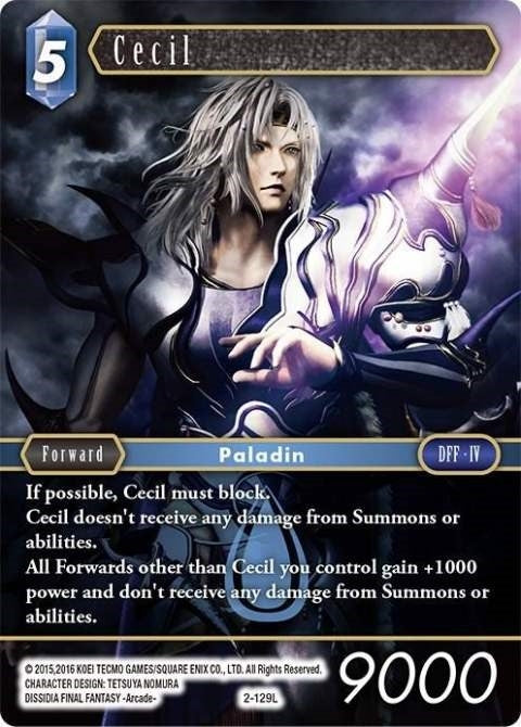 Cecil (2) [OP2] - Final Fantasy TCG Single