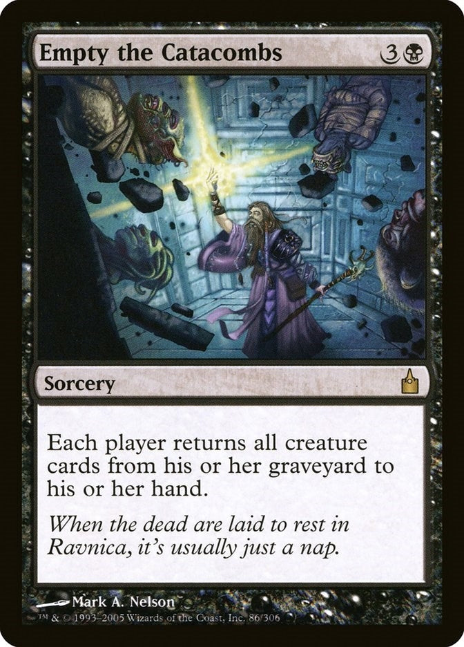 Empty the Catacombs (86) [RAV] - MTG Single