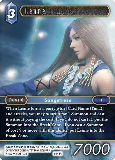 Lenne (2) [OP2] - Final Fantasy TCG Single