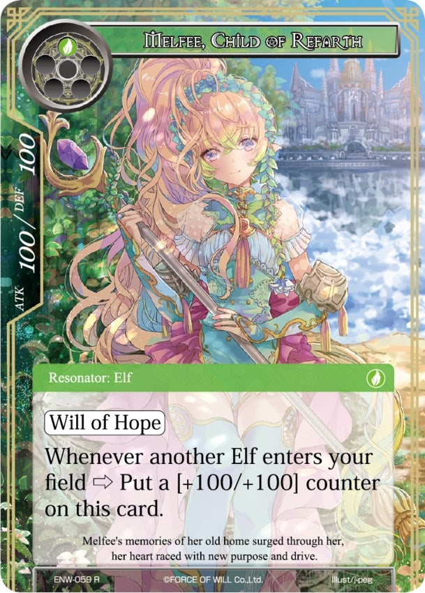 Melfee Child of Refarth (59) [ENW] - Force of Will Single