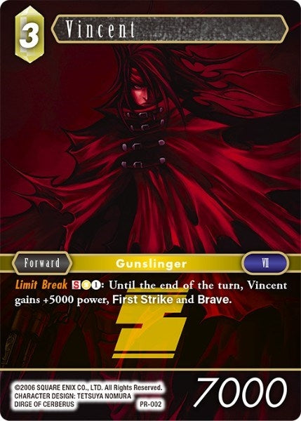 Vincent (2) [PR] - Final Fantasy TCG Single