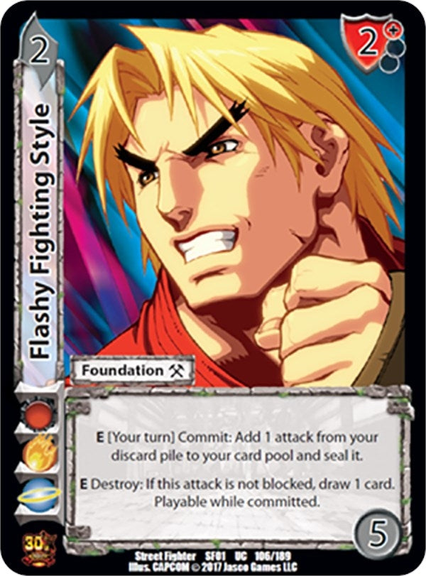 Flashy Fighting Style (106) [SF01] - UniVersus Single
