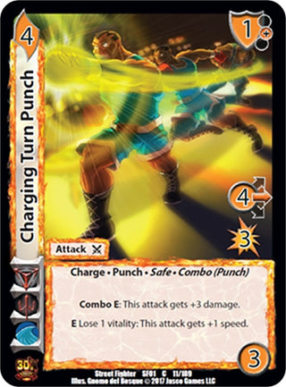 Charging Turn Punch (11) [SF01] - UniVersus Single