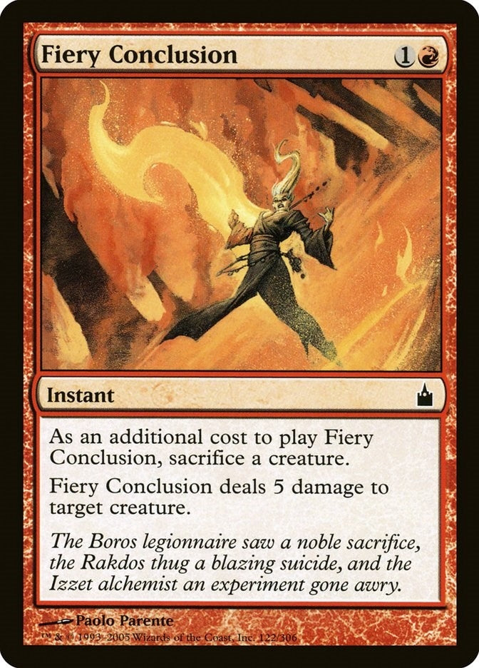 Fiery Conclusion (122) [RAV] - MTG Single