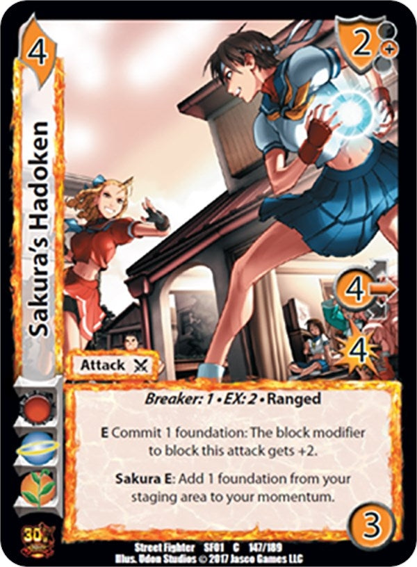 Sakura’s Hadoken (147) [SF01] - UniVersus Single