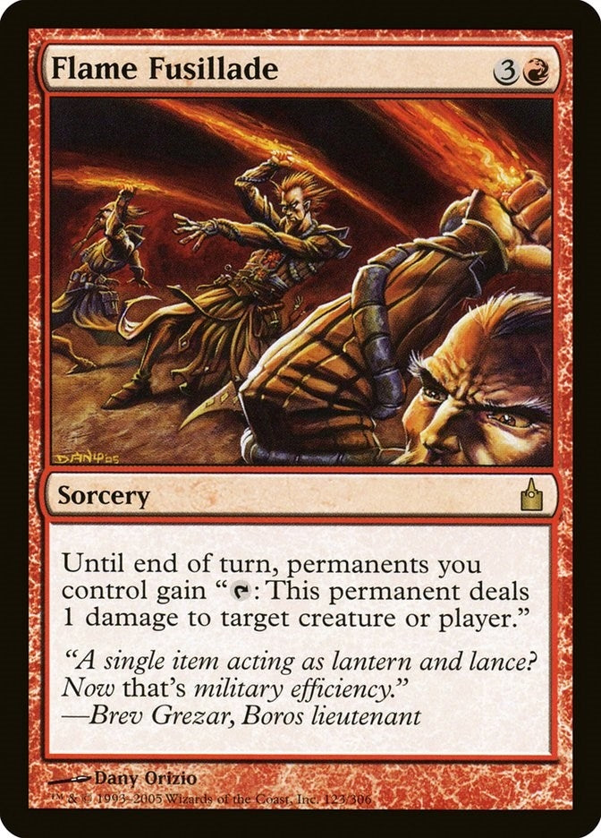 Flame Fusillade (123) [RAV] - MTG Single