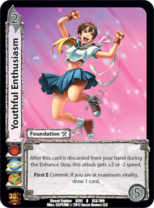 Youthful Enthusiasm (153) [SF01] - UniVersus Single