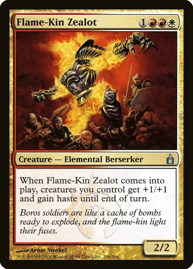 Flame-Kin Zealot (206) [RAV] - MTG Single