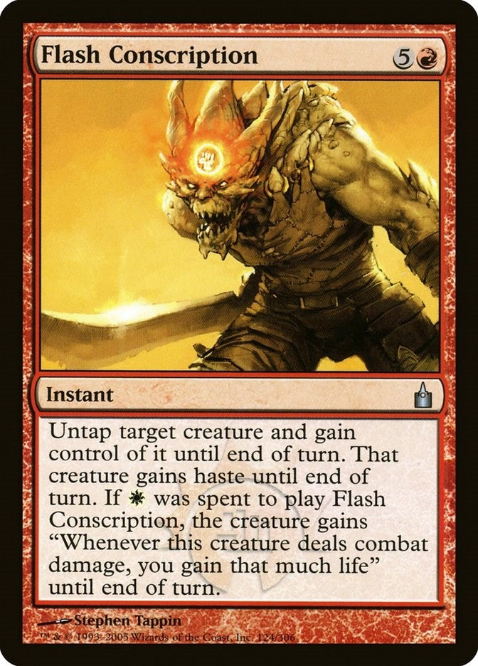 Flash Conscription (124) [RAV] - MTG Single