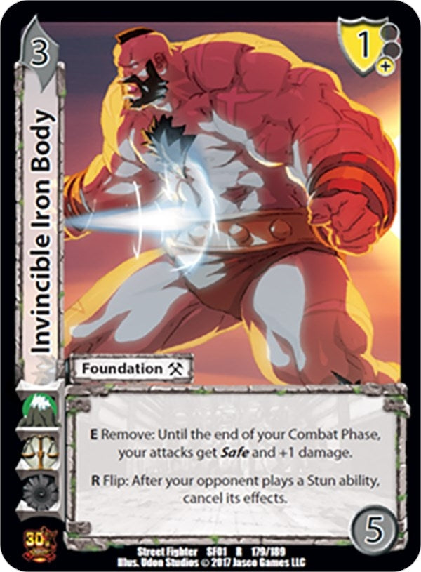 Invincible Iron Body (179) [SF01] - UniVersus Single