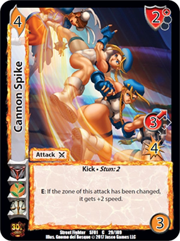 Cannon Spike (29) [SF01] - UniVersus Single