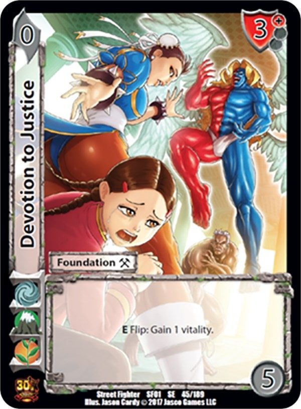 Devotion to Justice (45) [SF01] - UniVersus Single