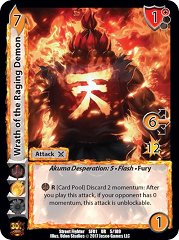 Wrath of the Raging Demon (5) [SF01] - UniVersus Single