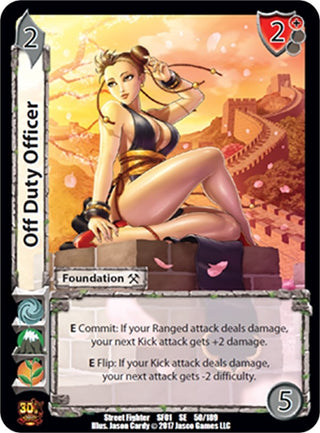 Off Duty Officer (50) [SF01] - UniVersus Single
