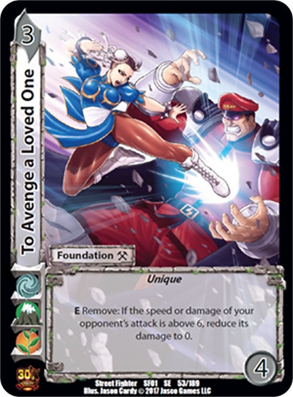 To Avenge a Loved One (53) [SF01] - UniVersus Single