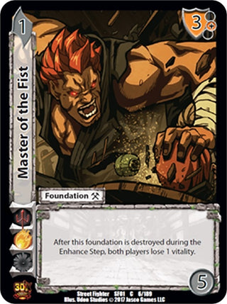 Master of the Fist (6) [SF01] - UniVersus Single