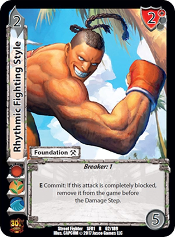 Rhythmic Fighting Style (62) [SF01] - UniVersus Single