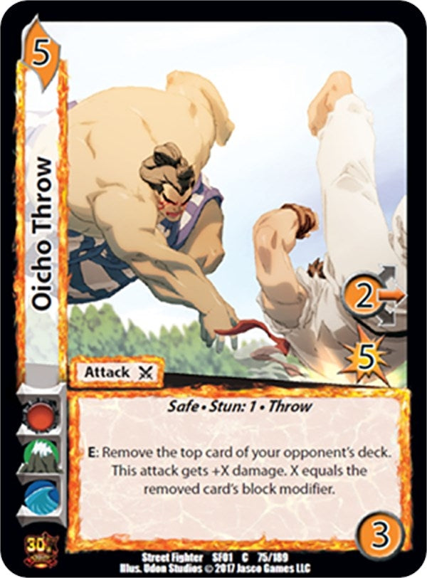Oicho Throw (75) [SF01] - UniVersus Single