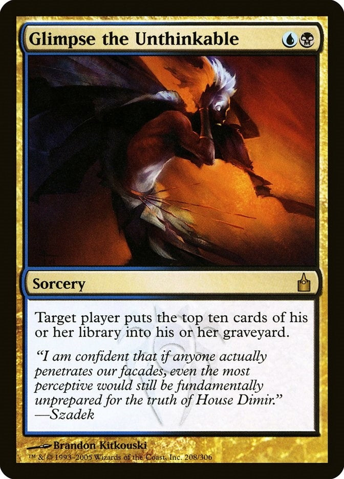 Glimpse the Unthinkable (208) [RAV] - MTG Single