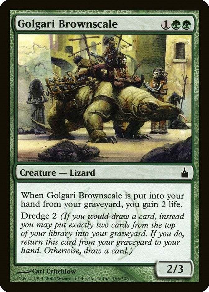 Golgari Brownscale (166) [RAV] - MTG Single