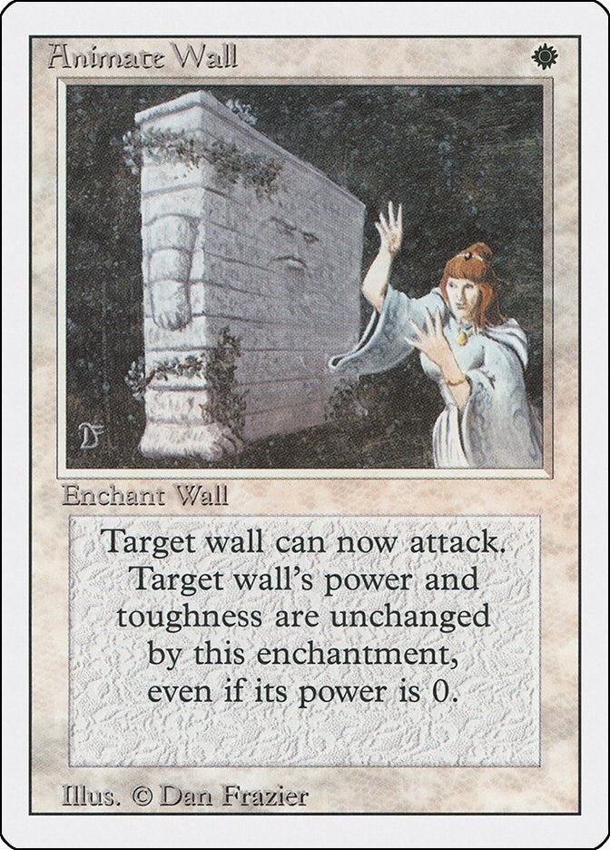 Animate Wall [3ED] - MTG Single