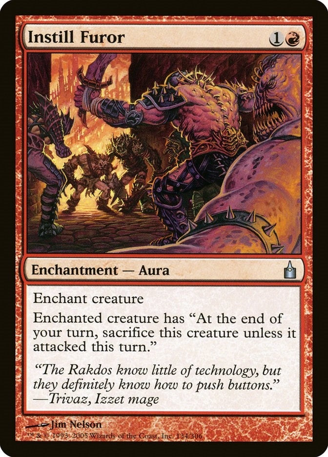 Instill Furor (134) [RAV] - MTG Single