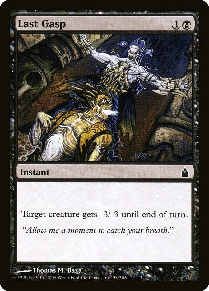 Last Gasp (93) [RAV] - MTG Single