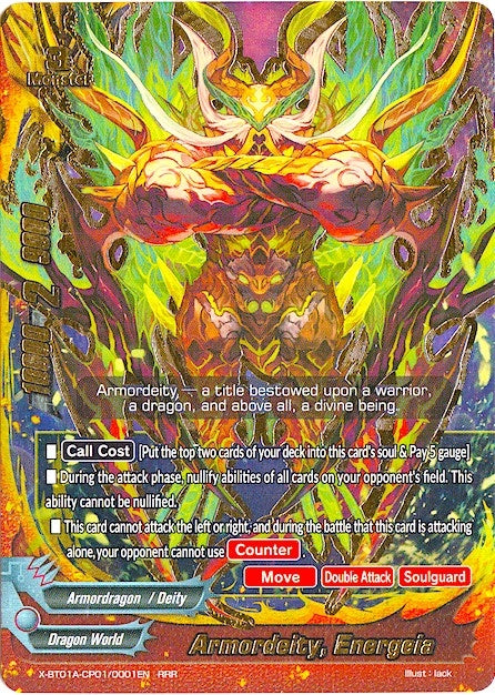 Armordeity Energeia (1010001) [X-BT01A] - Future Card BuddyFight Single