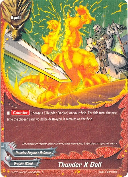 Thunder X Doll (1010065) [X-BT01A] - Future Card BuddyFight Single