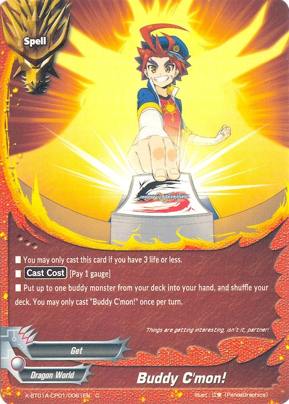 Buddy C’mon! (1010061) [X-BT01A] - Future Card BuddyFight Single