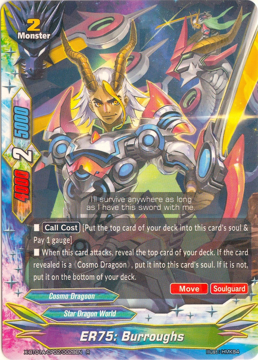 ER75: Burroughs (1020028) [X-BT01A] - Future Card BuddyFight Single