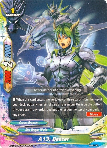 A13: Bester (1020048) [X-BT01A] - Future Card BuddyFight Single