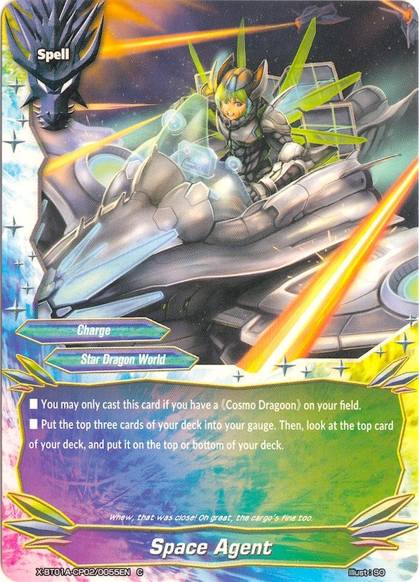 Space Agent (1020055) [X-BT01A] - Future Card BuddyFight Single