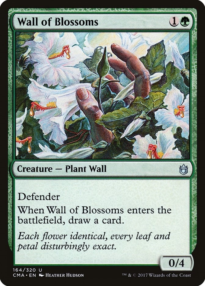 Wall of Blossoms (164) [CMA] - MTG Single