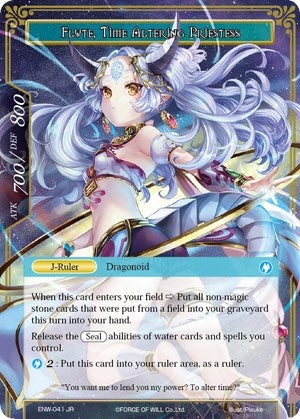 Dragon Shrine Maiden // Flute Time Altering Priestess (41) [ENW] - Force of Will Single