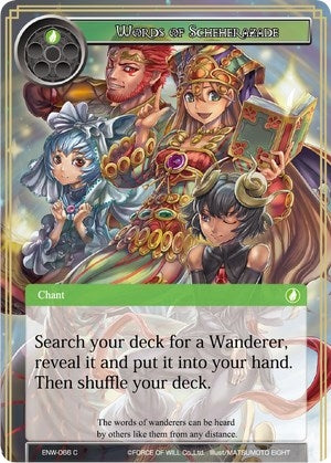Words of Scheherazade (66) [ENW] - Force of Will Single