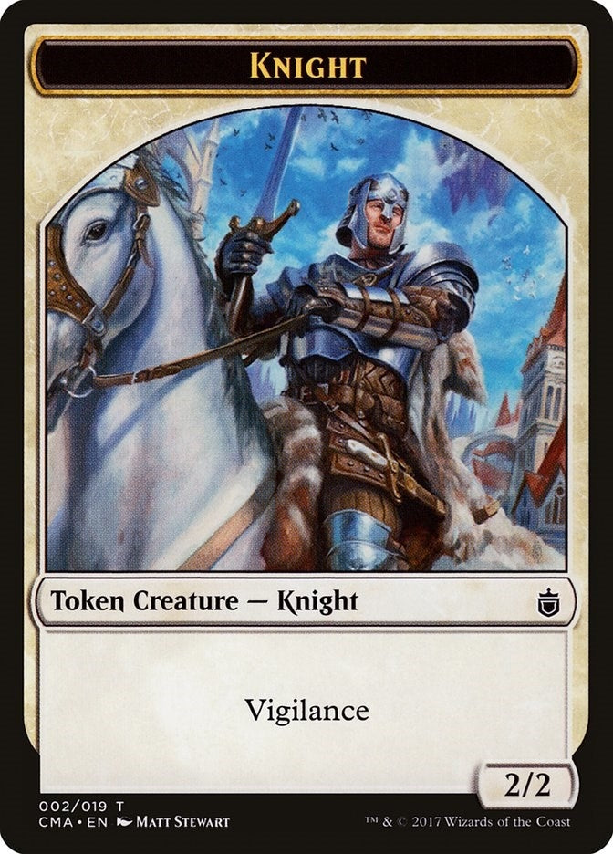 Knight Token (002) (0) [CMA] - MTG Single