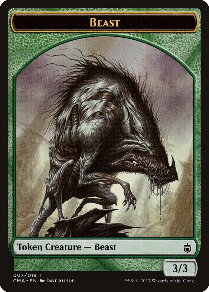 Beast Token (007) (0) [CMA] - MTG Single