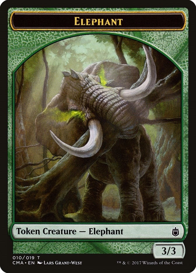 Elephant Token (010) (0) [CMA] - MTG Single