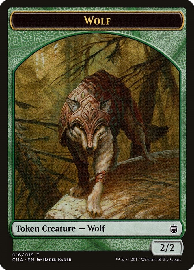 Wolf Token (016) (0) [CMA] - MTG Single
