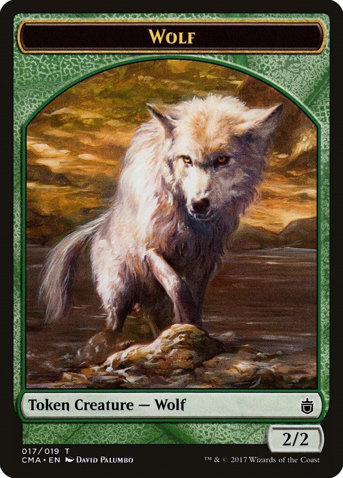 Wolf Token (017) (0) [CMA] - MTG Single