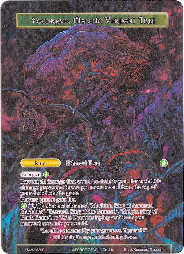 Yggdrasil Malefic Verdant Tree (Full Art) (68) [ENW] - Force of Will Single