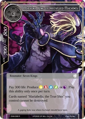 Machina King of Accursed Machines (96) [ENW] - Force of Will Single