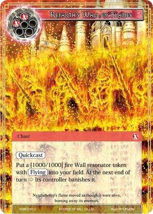 Refarth’s Wall of Flames (30) [ENW] - Force of Will Single