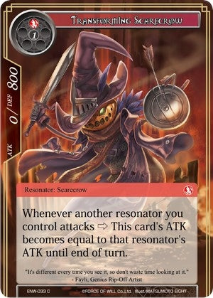 Transforming Scarecrow (33) [ENW] - Force of Will Single