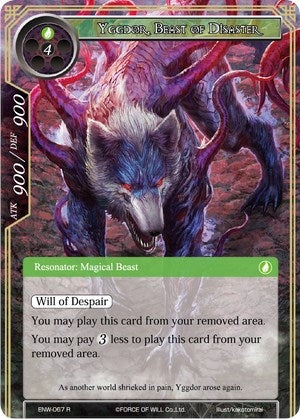 Yggdor Beast of Disaster (67) [ENW] - Force of Will Single