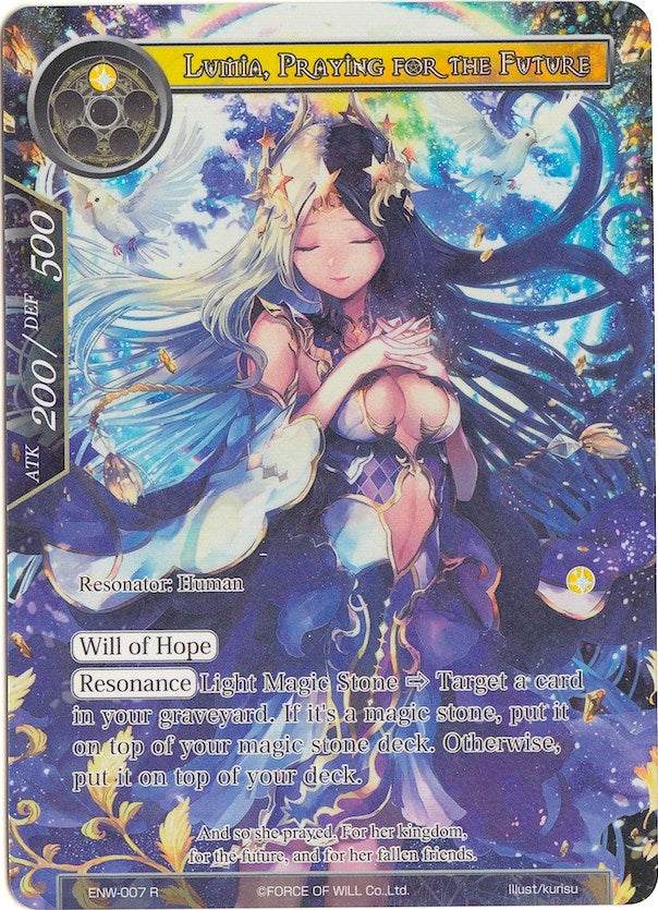 Lumia Praying for the Future (Full Art) (7) [ENW] - Force of Will Single