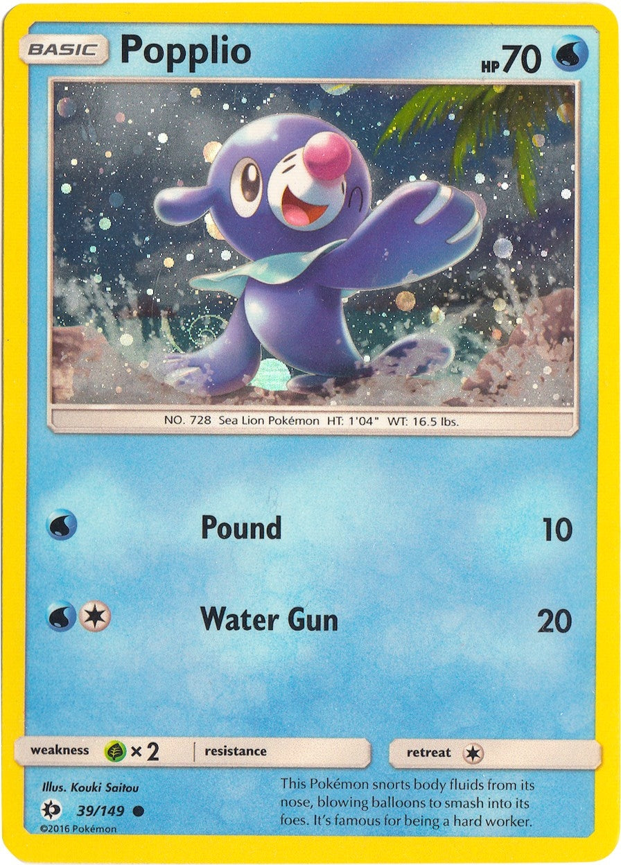 Image for Popplio - 39/149 (Cosmos Holo) (039/149) (Miscellaneous Cards & Products) - Pokemon